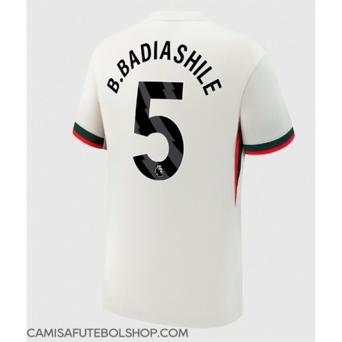 Camisa de time de futebol Chelsea Benoit Badiashile #5 Replicas 2º Equipamento 2025-26 Manga Curta
